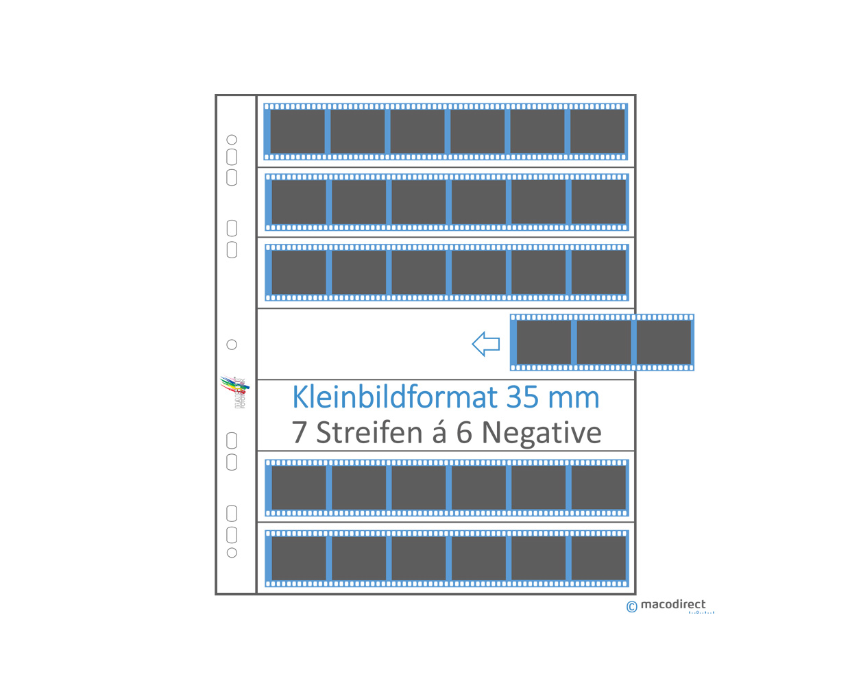 ShopbildyivzV0Pq0hGGT Kaiser Glassine negative sleeves 35mm (100 sheets per pack) - Image 1